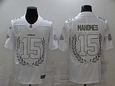 Nike Chiefs 15 Patrick Mahomes White Commemorative Edition Vapor Untouchable Limited Jersey Dzhi,baseball caps,new era cap wholesale,wholesale hats